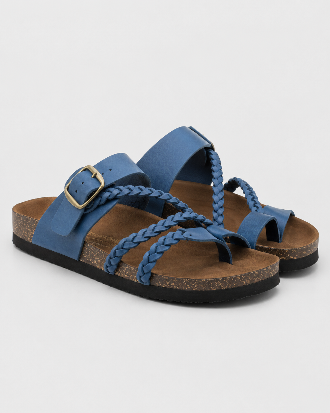 Nerea – Sandalias de corcho trenzadas