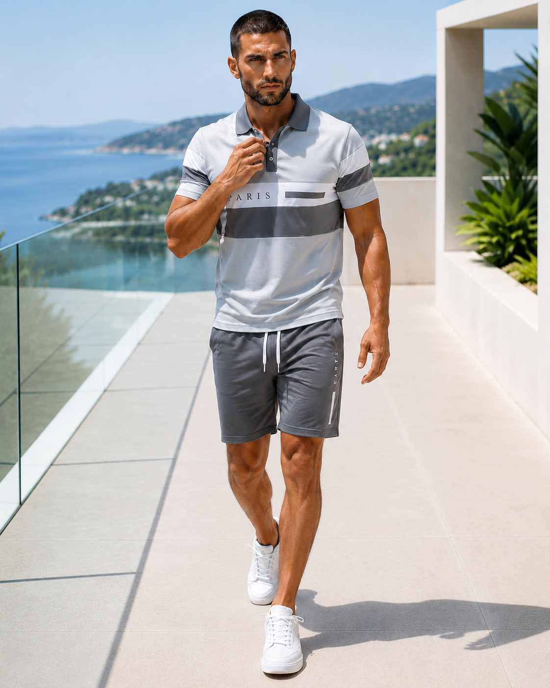 Bruno – Conjunto polo y bermuda de verano