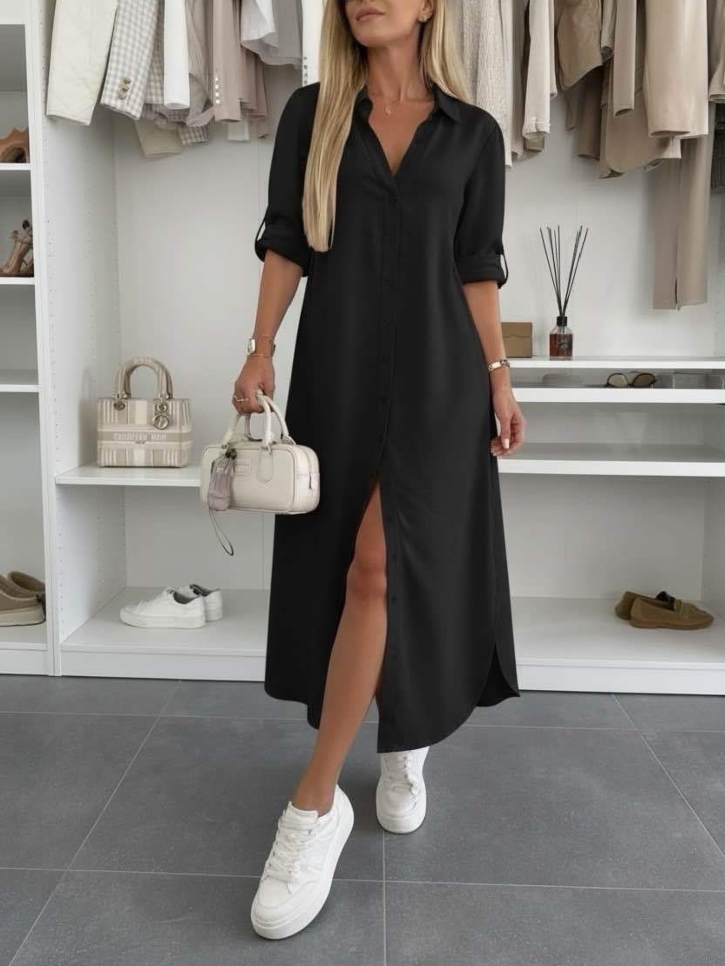 Martina - Vestido camisa oversize