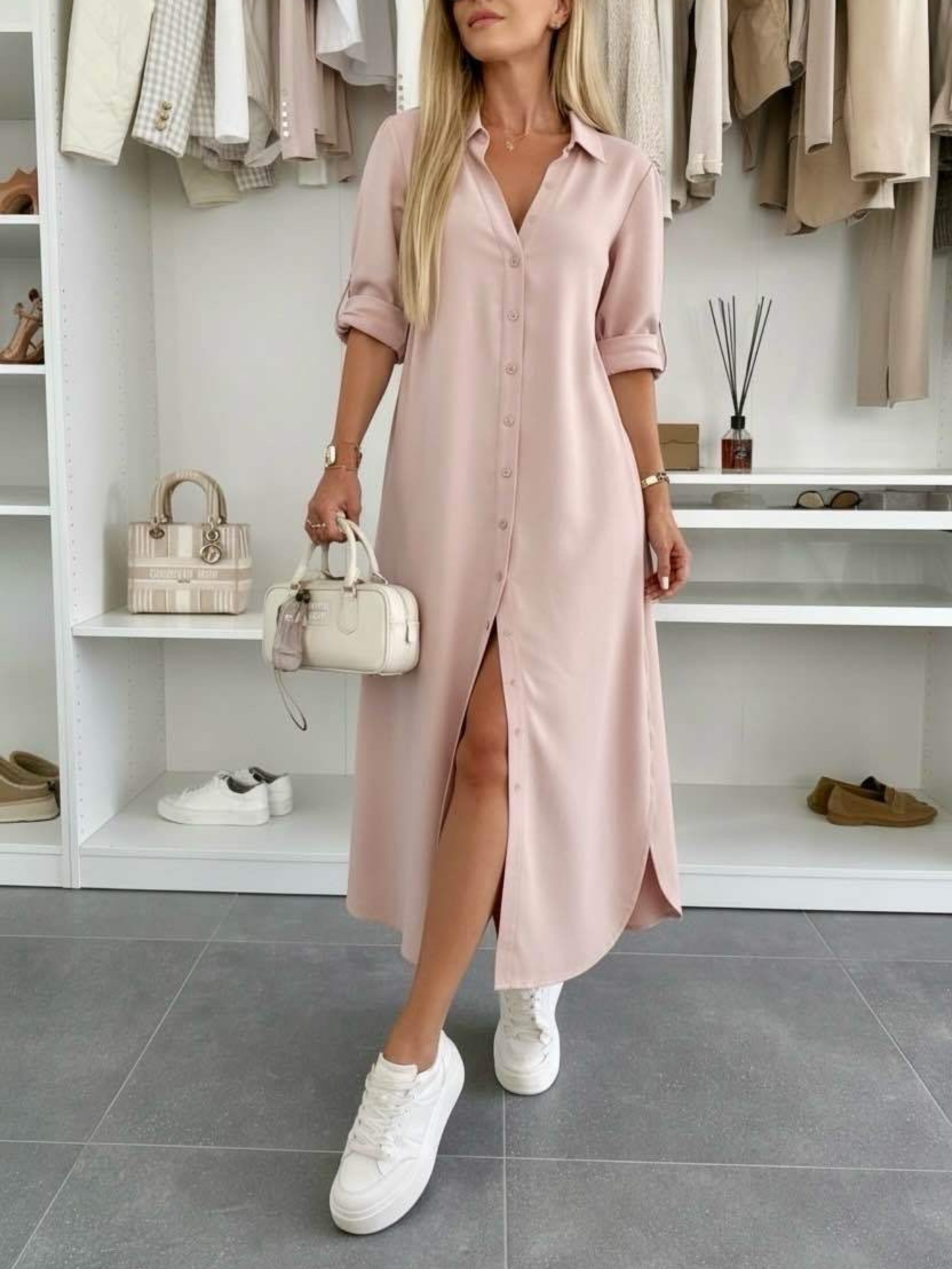 Martina - Vestido camisa oversize
