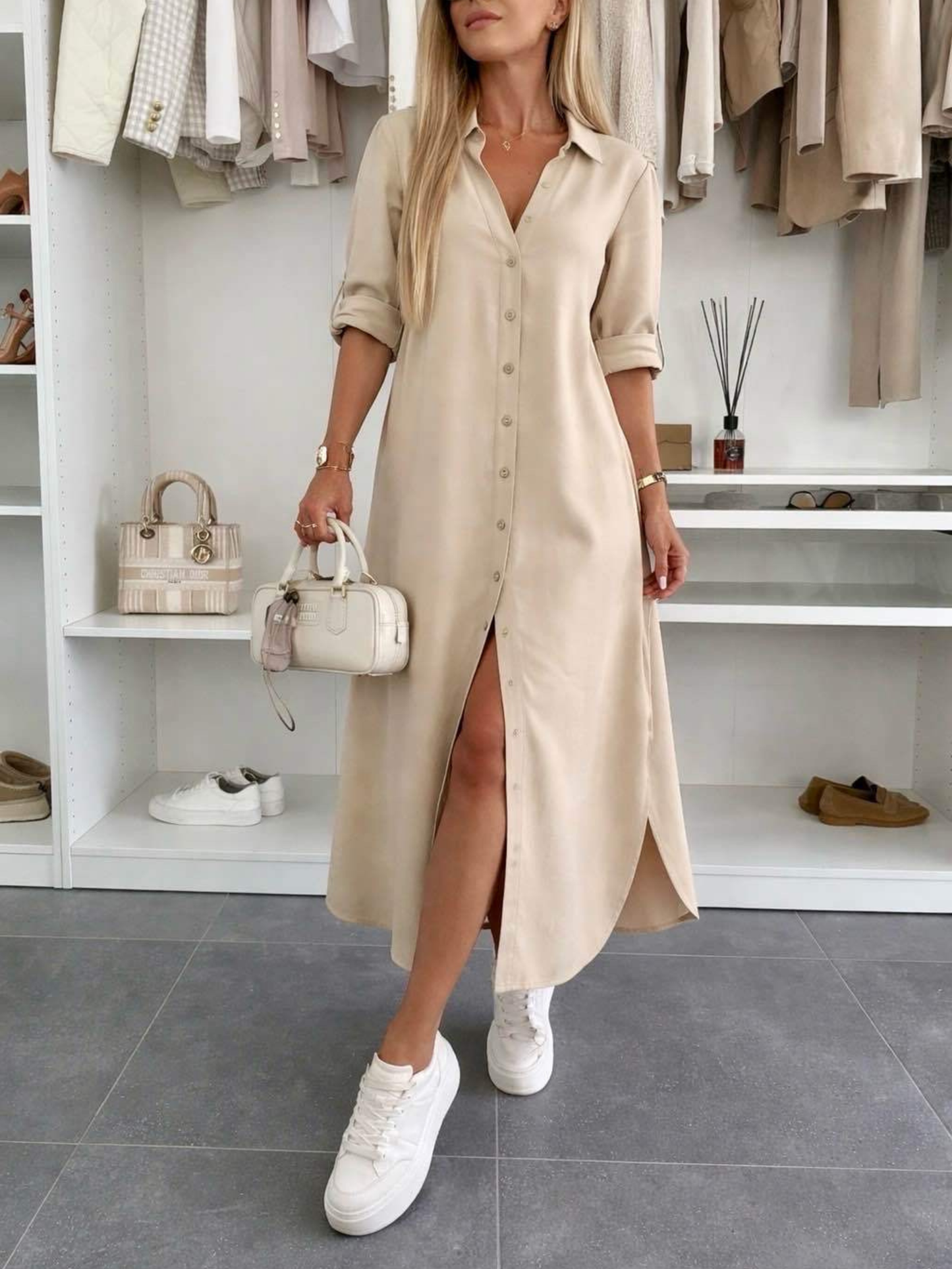 Martina - Vestido camisa oversize