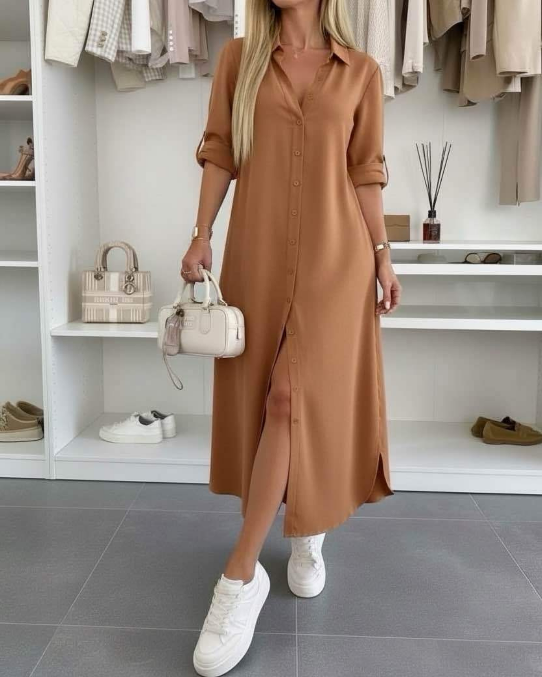 Martina - Vestido camisa oversize