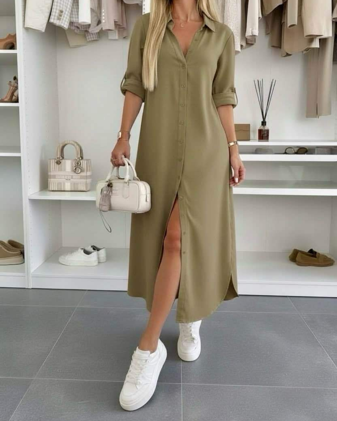 Martina - Vestido camisa oversize