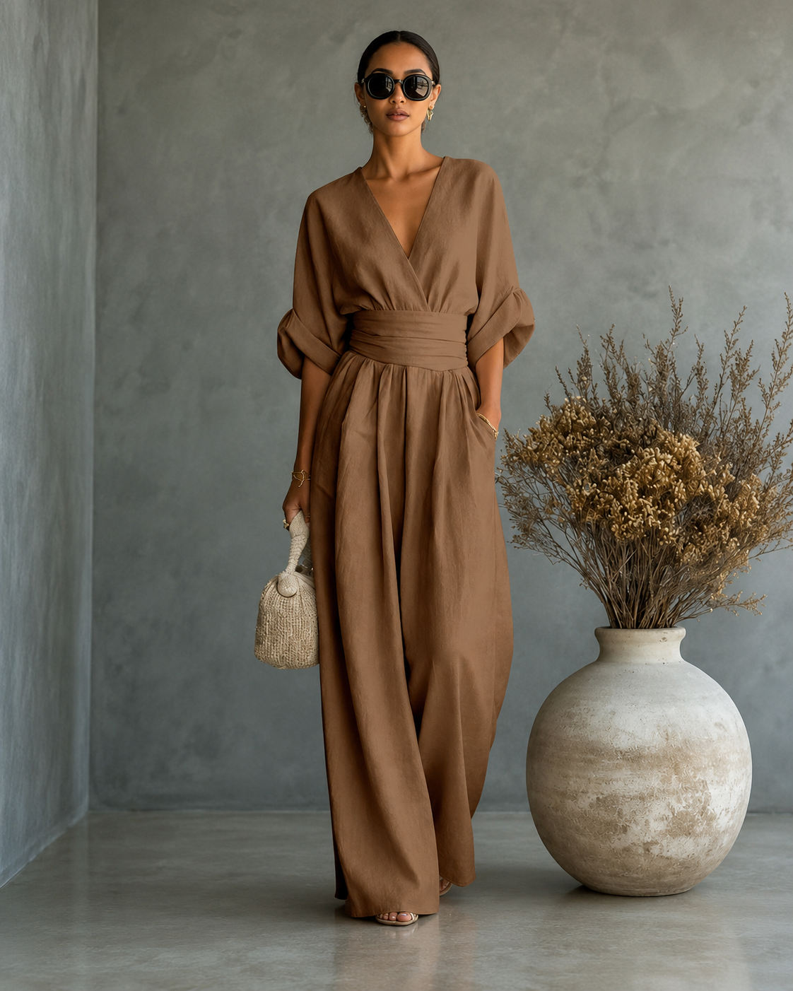 Elena – Mono fluido de pierna ancha