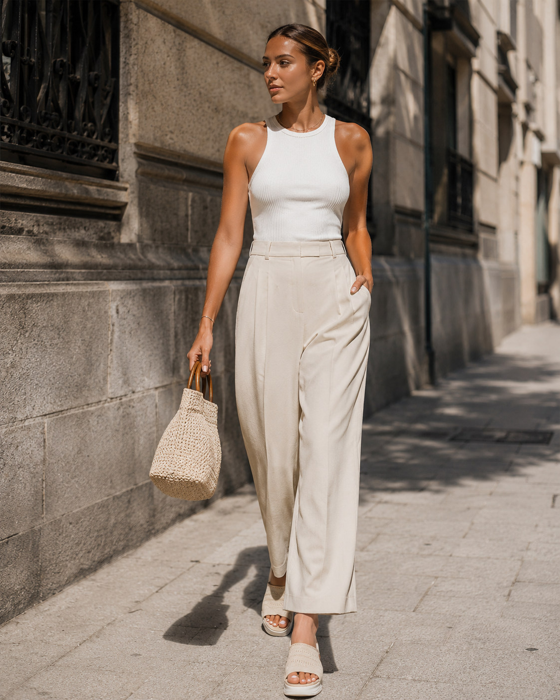 Serena – Sandalias con plataforma y tejido transpirable