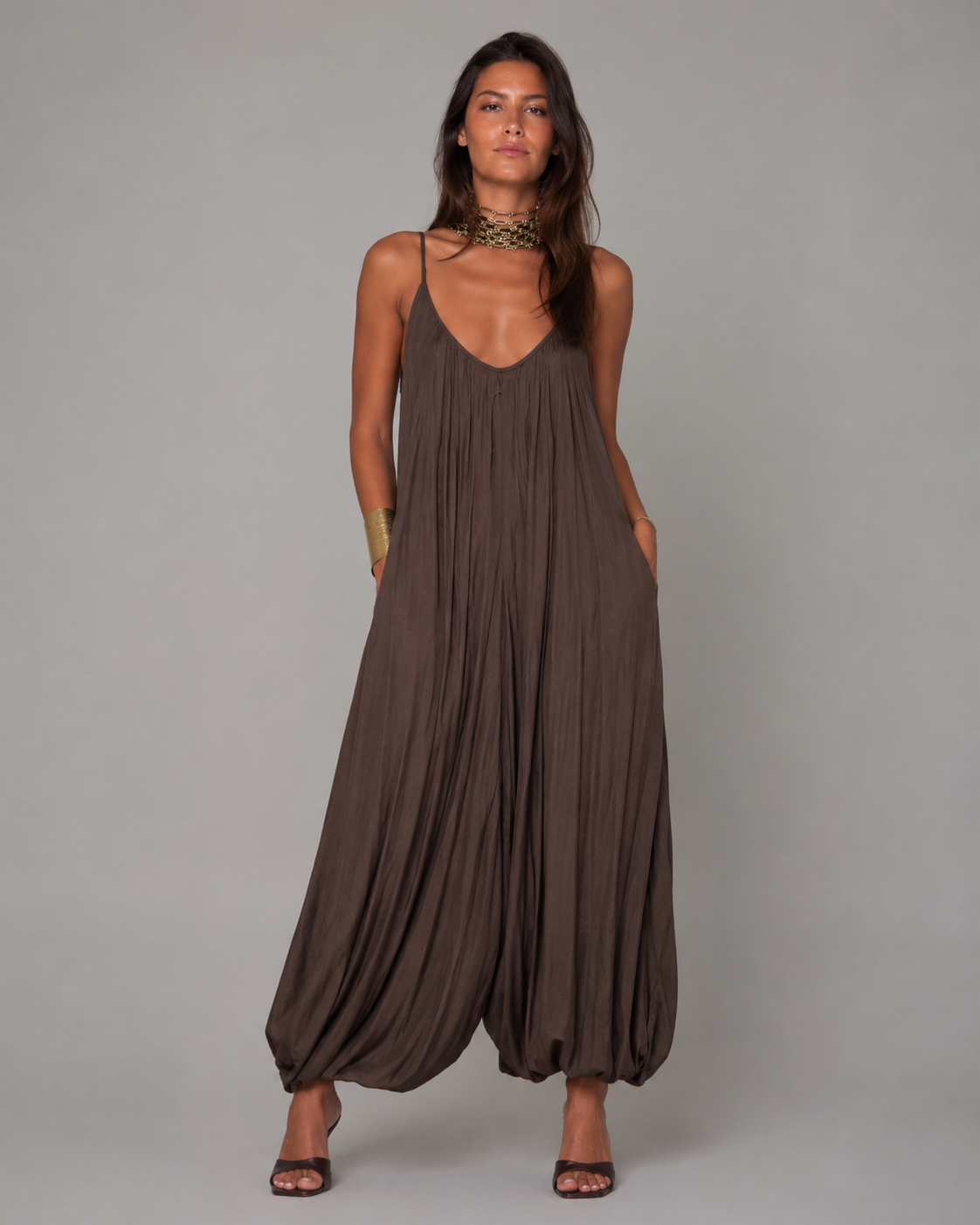 Guía de tallas Claudia - Mono Fluido Oversize