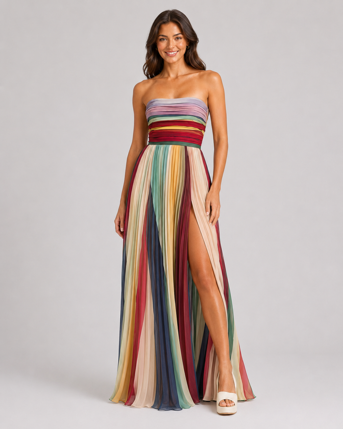 Evelyn – Vestido largo de caída fluida