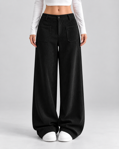 Teresa – Pantalón de pana de pierna ancha