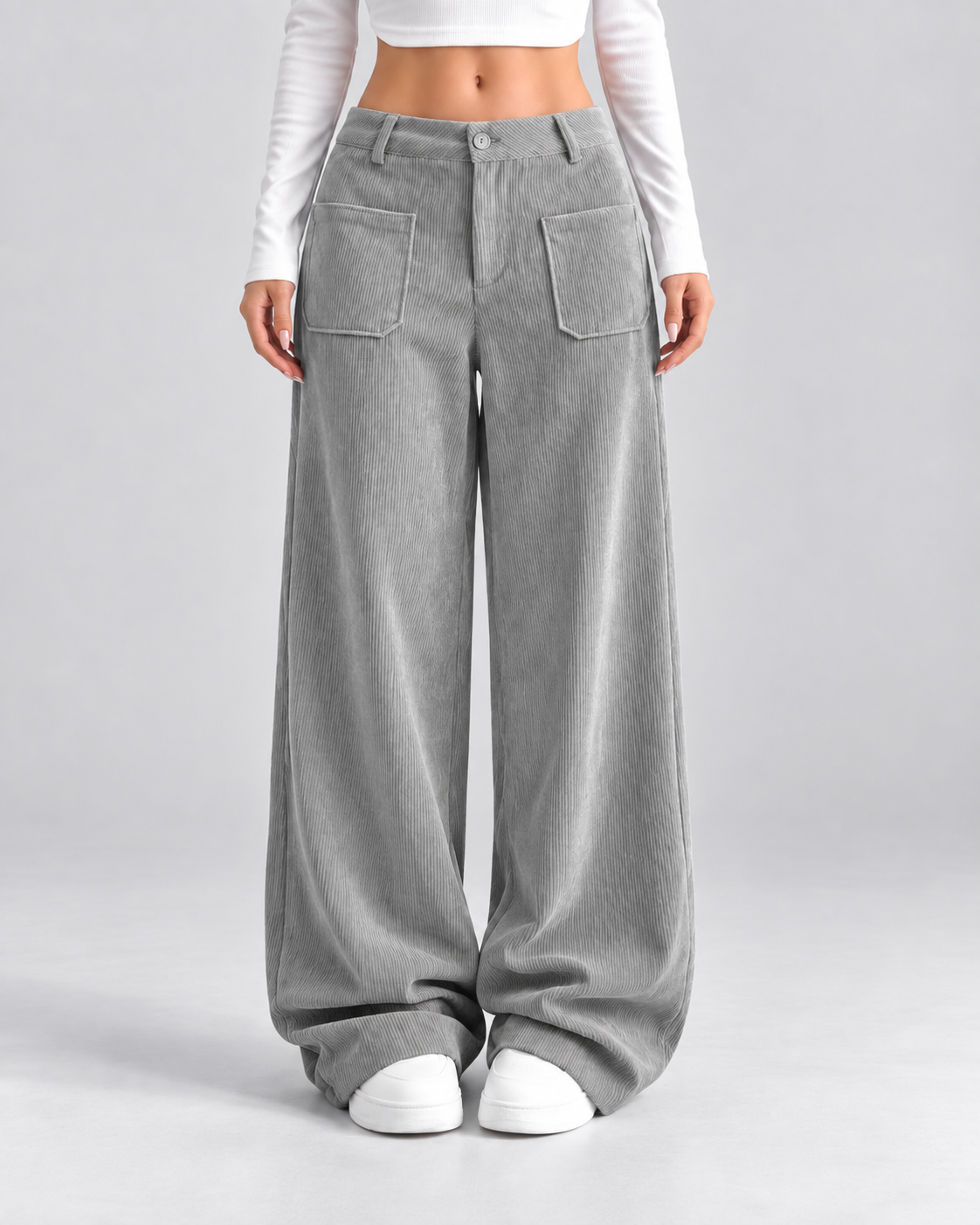Teresa – Pantalón de pana de pierna ancha