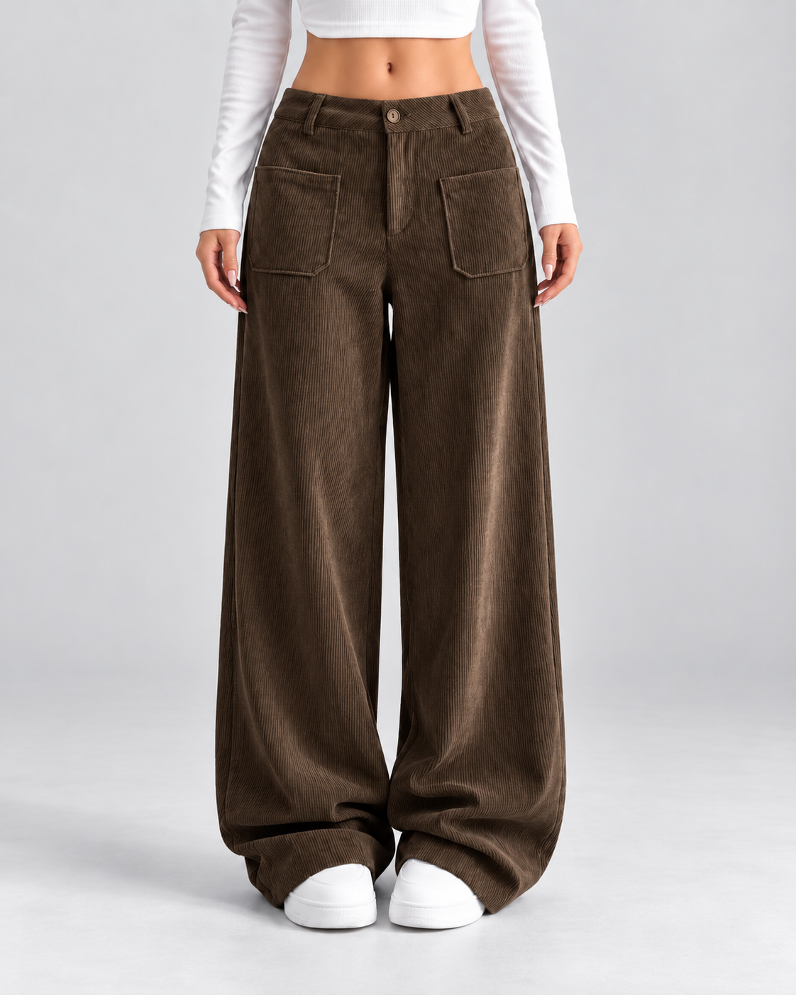Teresa – Pantalón de pana de pierna ancha