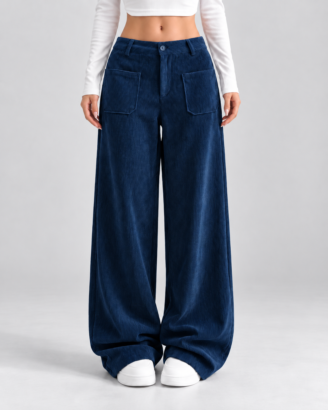 Teresa – Pantalón de pana de pierna ancha