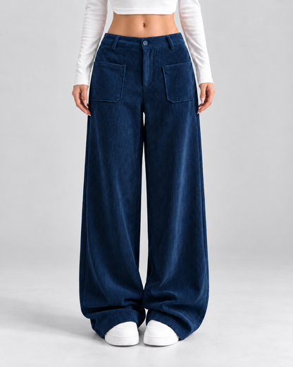Teresa – Pantalón de pana de pierna ancha