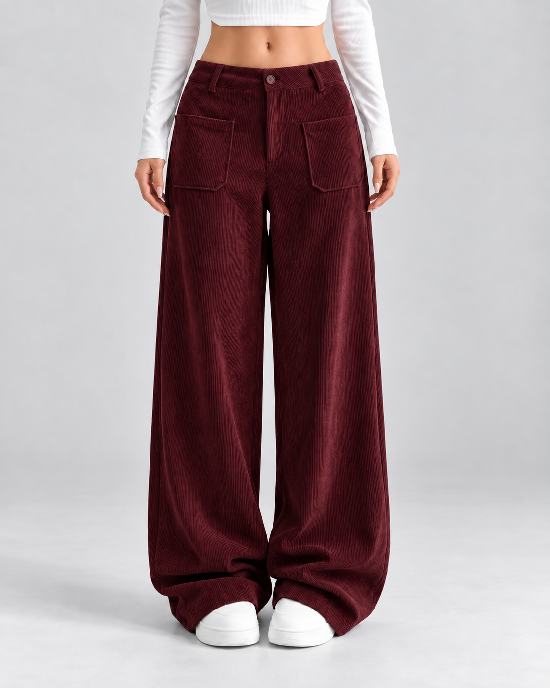 Teresa – Pantalón de pana de pierna ancha