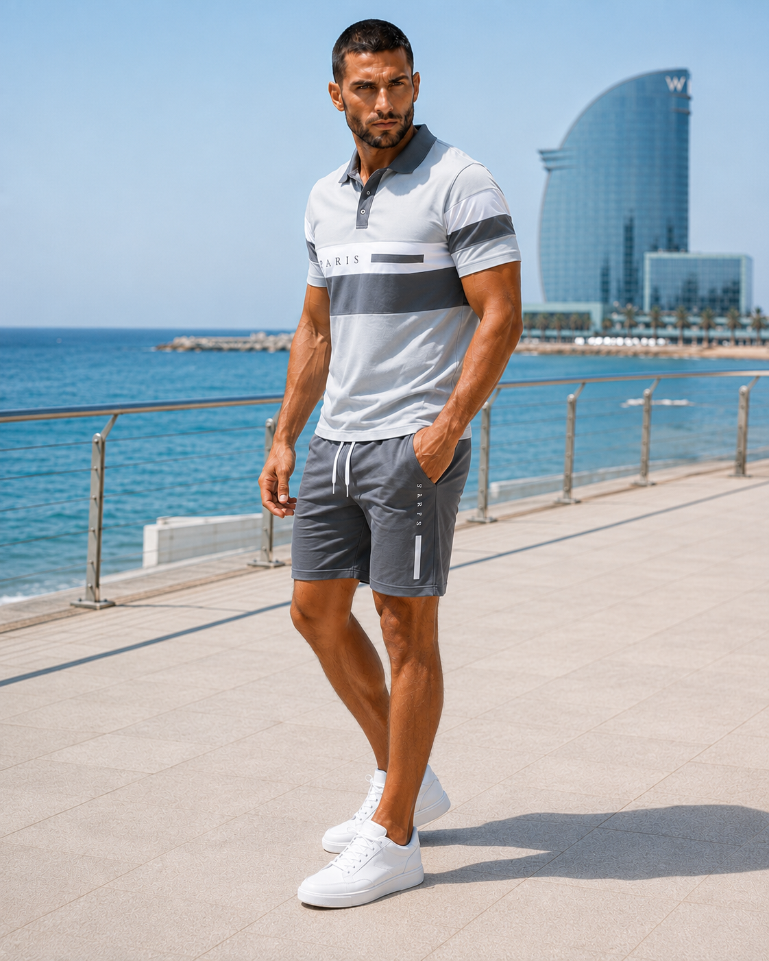 Bruno – Conjunto polo y bermuda de verano