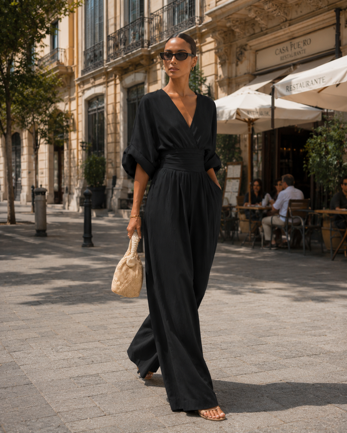 Elena – Mono fluido de pierna ancha