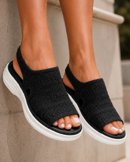 Serena – Sandalias con plataforma y tejido transpirable