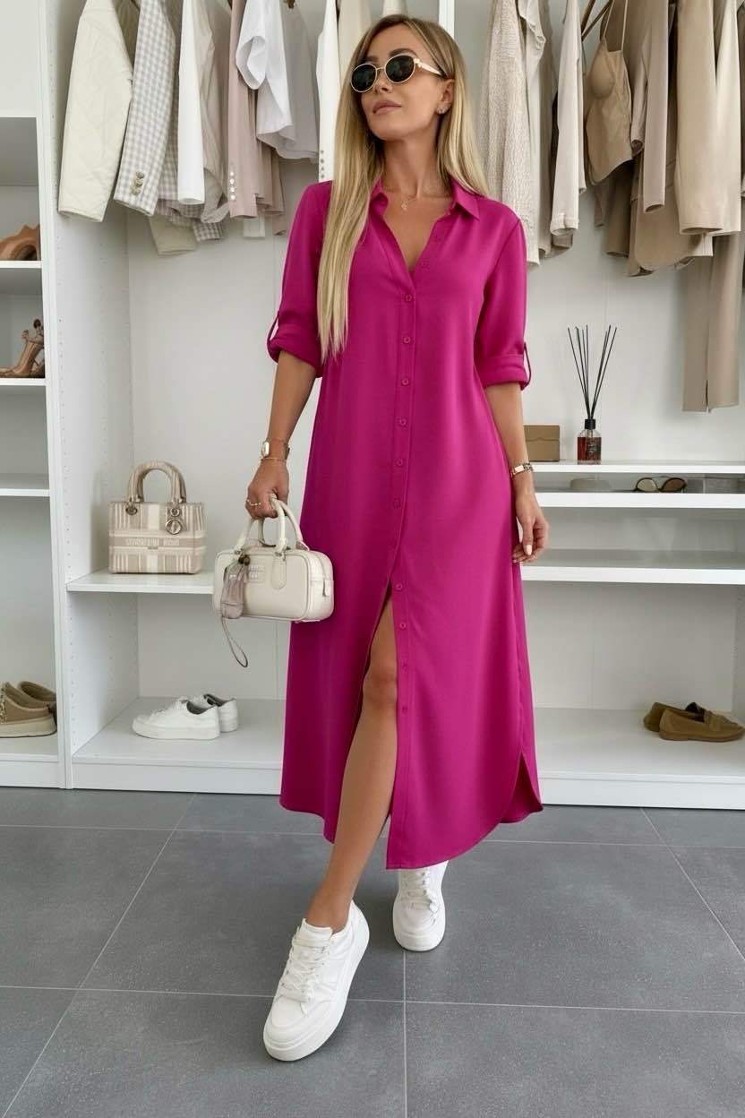 Martina - Vestido camisa oversize