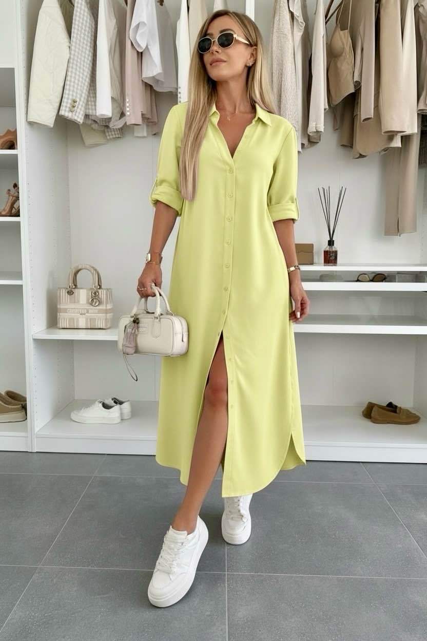 Martina - Vestido camisa oversize