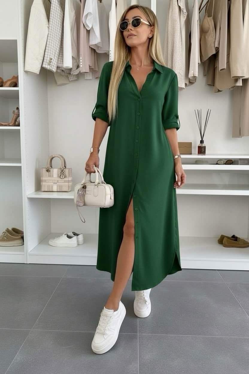 Martina - Vestido camisa oversize
