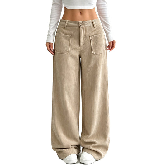 Teresa – Pantalón de pana de pierna ancha
