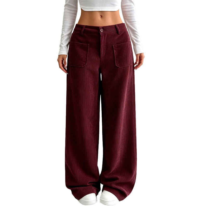 Teresa – Pantalón de pana de pierna ancha