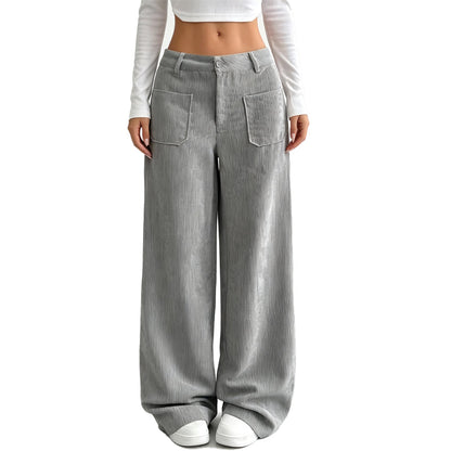 Teresa – Pantalón de pana de pierna ancha