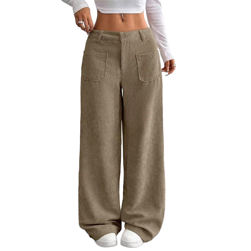 Teresa – Pantalón de pana de pierna ancha
